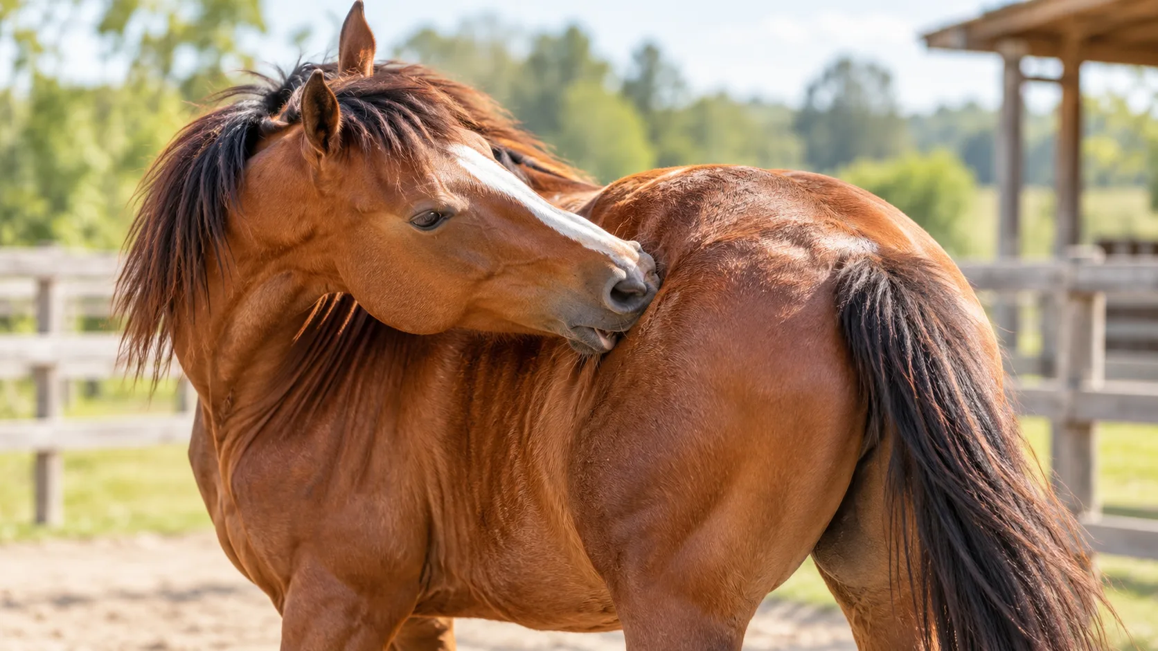 ¿Por qué se rasca tu caballo? Causas del prurito equino